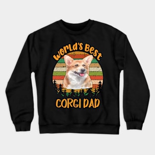 World'S Best Corgi Dad (293) Crewneck Sweatshirt